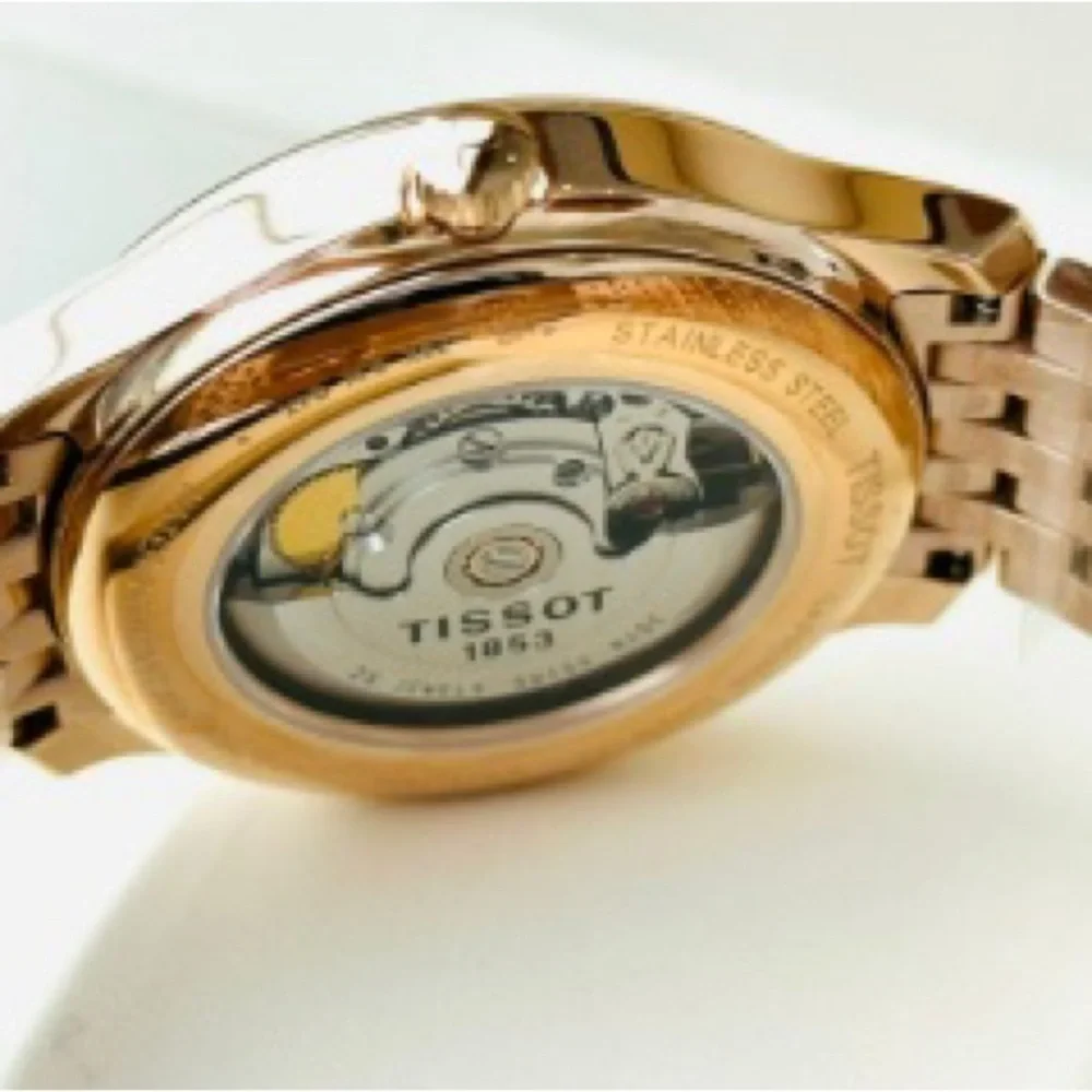 NWT Tissot Tradition Rose Gold and Silver Watch MEN